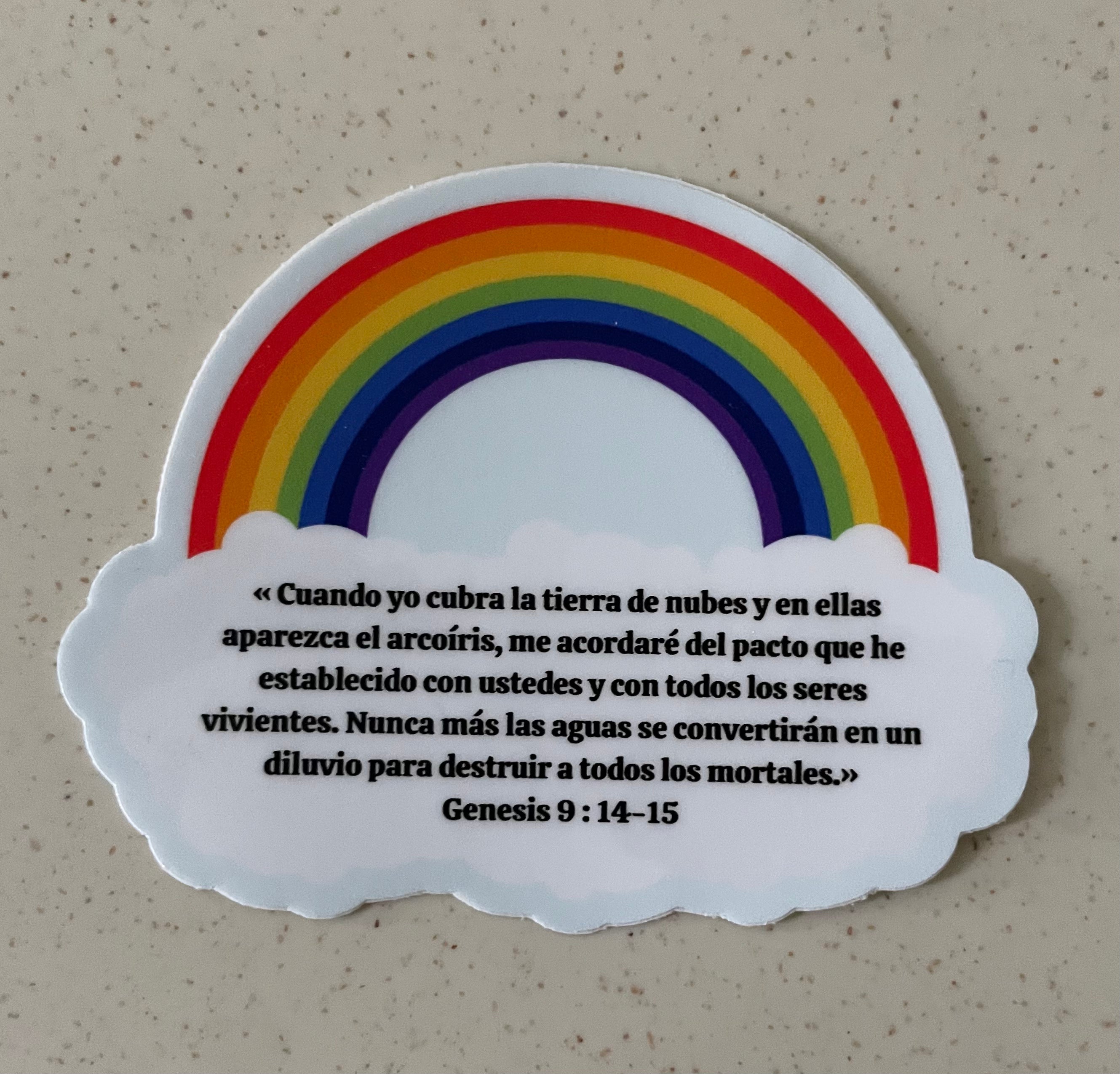 Genesis 9:14-15 3 x 3 Sticker